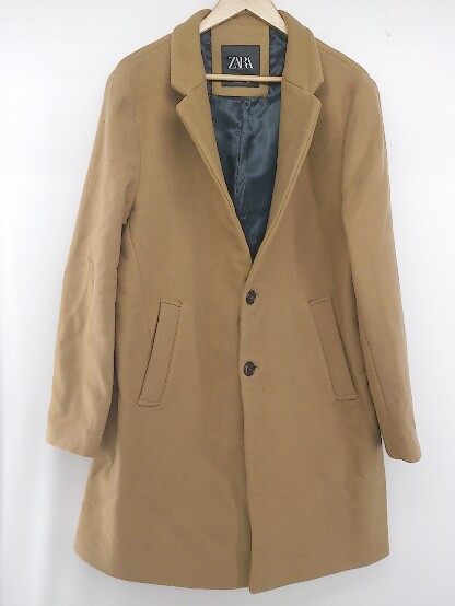 ご*う様 超美品ZARA ベージュ チェスターコート EUR XL 楽天市場】【中古】 ZARA ザラ ロングコート チェスターコート