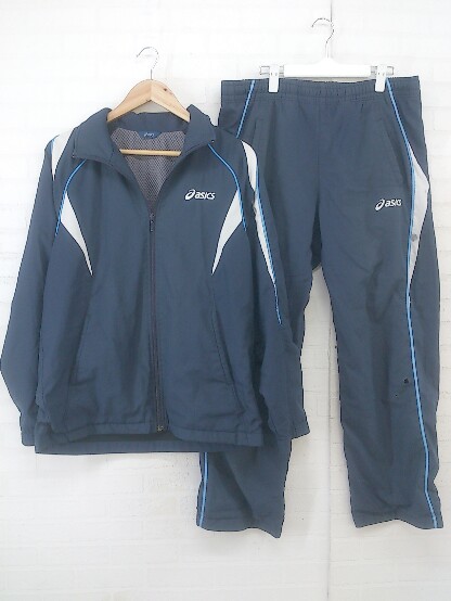 asics　セットアップ　ナイロンセットアップ　L　ほぼ未使用 楽天市場】【中古】アシックス ASICS ナイロンセットアップ