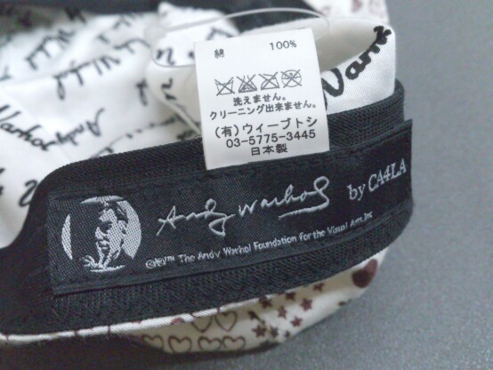 市場 Ca4la 帽子 Warhol Andy カシラ ホワイト系 ハンチング
