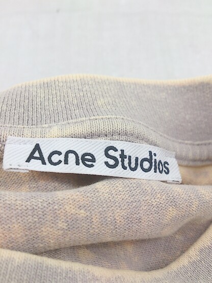 送料無料・名入れ彫刻 ◇ ACNE STUDIOS 22ss 長袖 ロング サンド