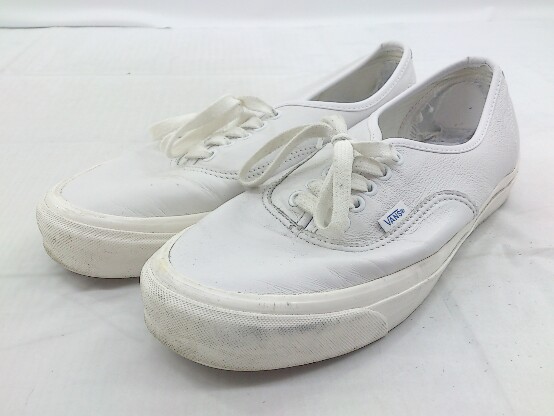 Vans X Ron Herman ロンハーマン Authentic レザースニーカー サイズ28 5ｃｍ ホワイト メンズ P Sale 77 Off