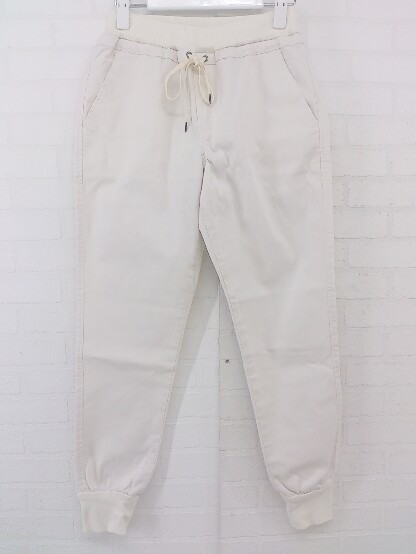 ◇ FREDYGLOSTER フレディアンドグロスター ジョガー パンツ サイズ36 オフホワイト レディース P