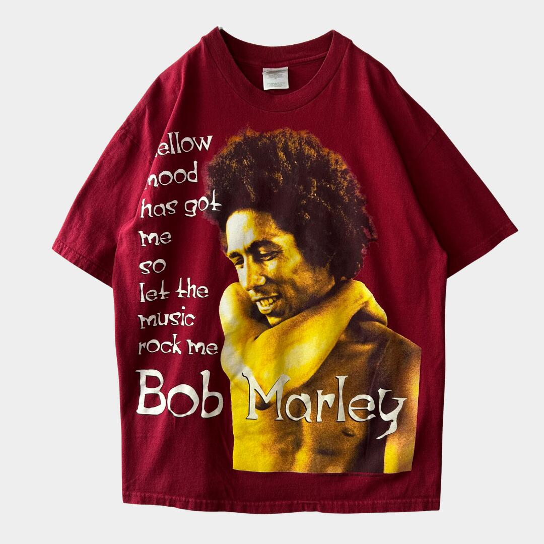 楽天市場】USA製 93年 BOB MARLEY Print S/S Tee 黒 L ボブ マーリー