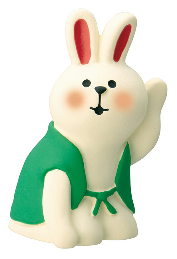 楽天市場】コンコンブル 聞く耳うさぎ お正月 置物 decole デコレ