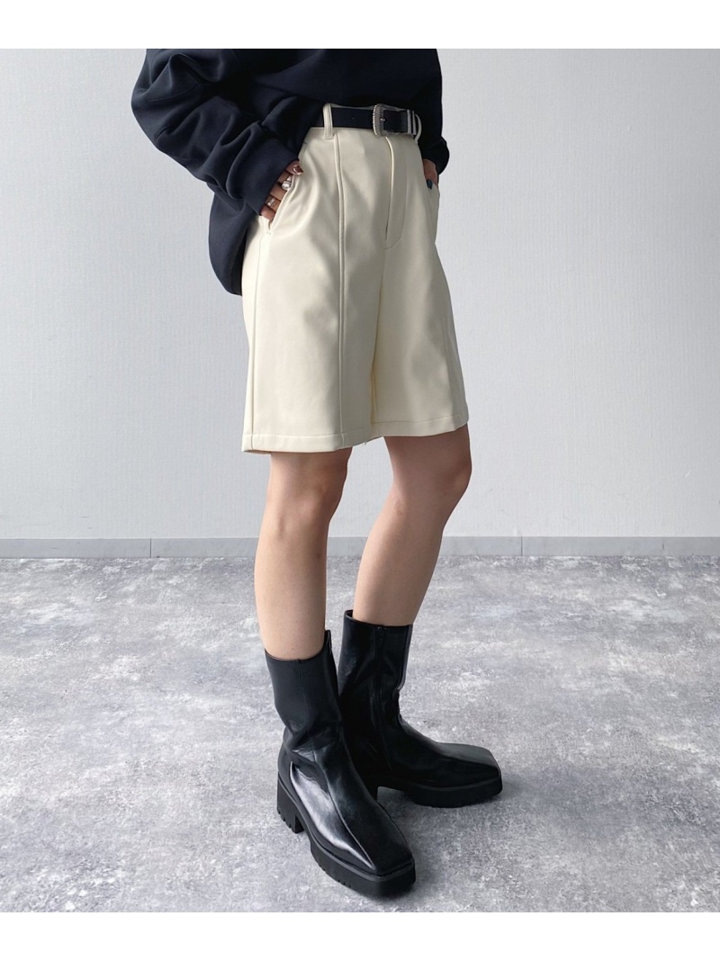 W エコレザーステッチsp Pageboy ページボーイ パンツ ジーンズ ショートパンツ 送料無料 Rakuten Fashion Agam Tavniyot Co Il