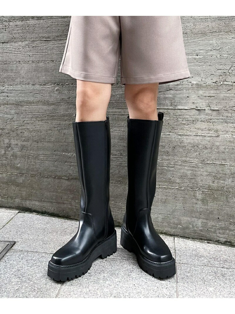 W クラシックロングブーツ Pageboy ページボーイ シューズ ロングブーツ ブラック 送料無料 Rakuten Fashion Escuelavillaindependencia Cl