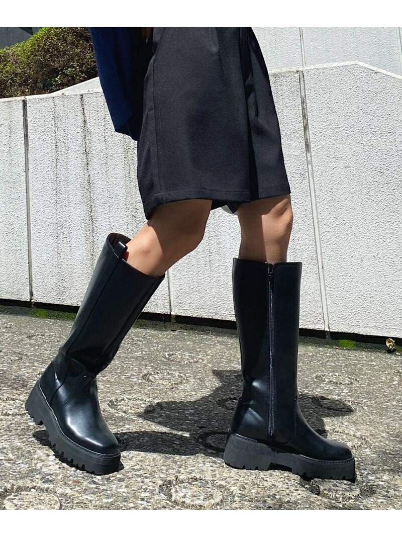 W クラシックロングブーツ Pageboy ページボーイ シューズ ロングブーツ ブラック 送料無料 Rakuten Fashion Escuelavillaindependencia Cl