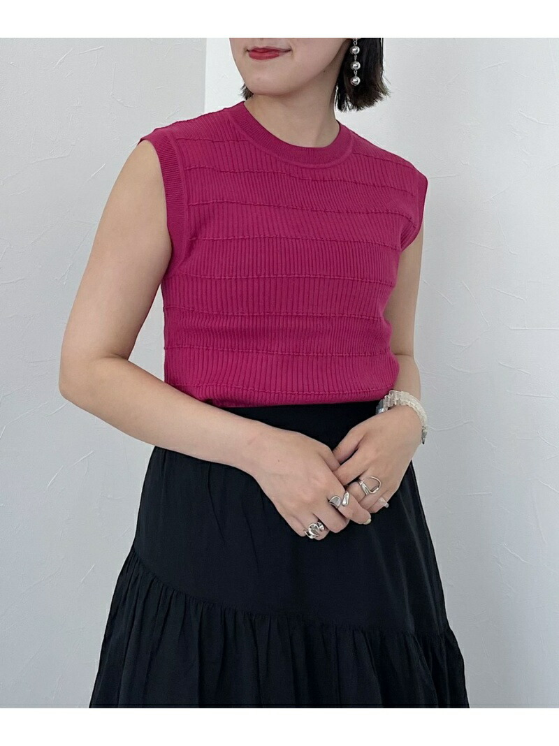 Sale 19 Off ニット ページボーイ W ノースリーブニット スクエアワイドリブニット Pageboy Sale 19 Off ニット ページボーイ W ノースリーブニット スクエアワイドリブニット Pageboy