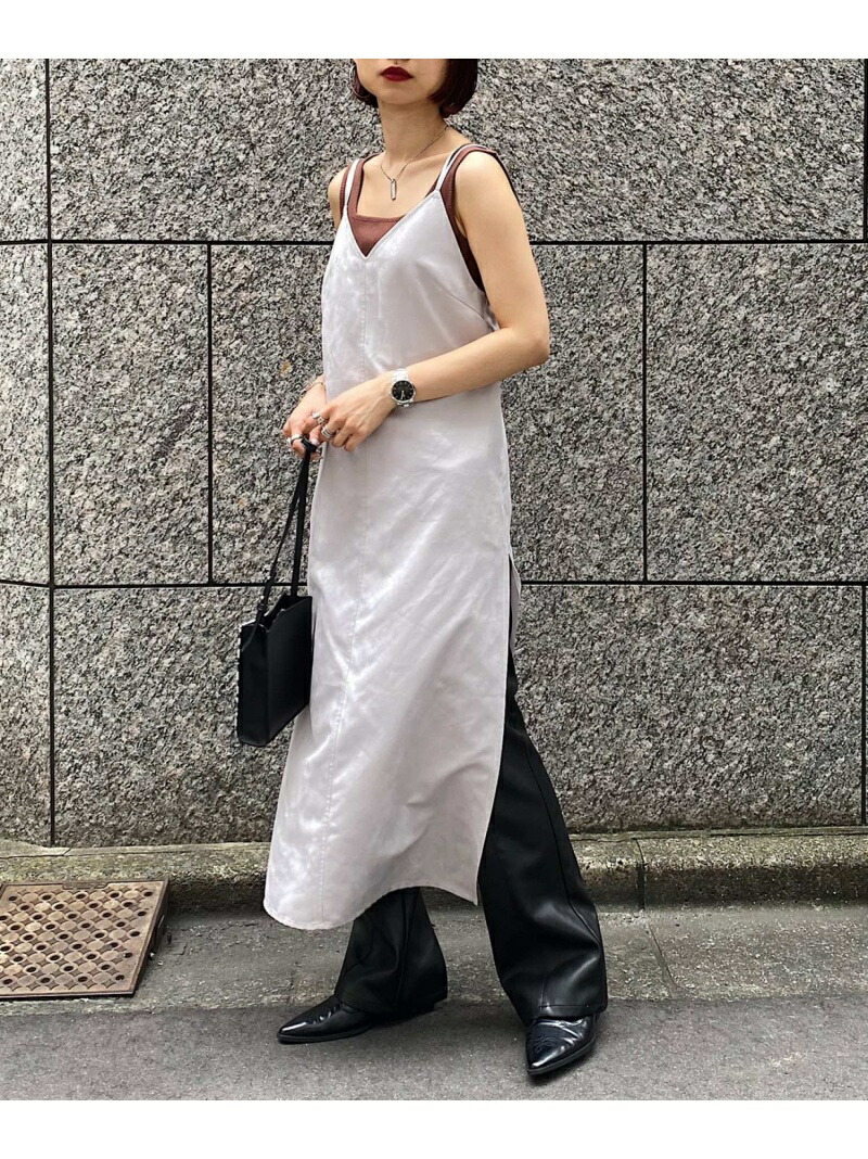 楽天市場 Sale 68 Off スエードキャミop Pageboy ページボーイ ワンピース キャミワンピース グレー ブラウン イエロー Rba E Rakuten Fashion Pageboy
