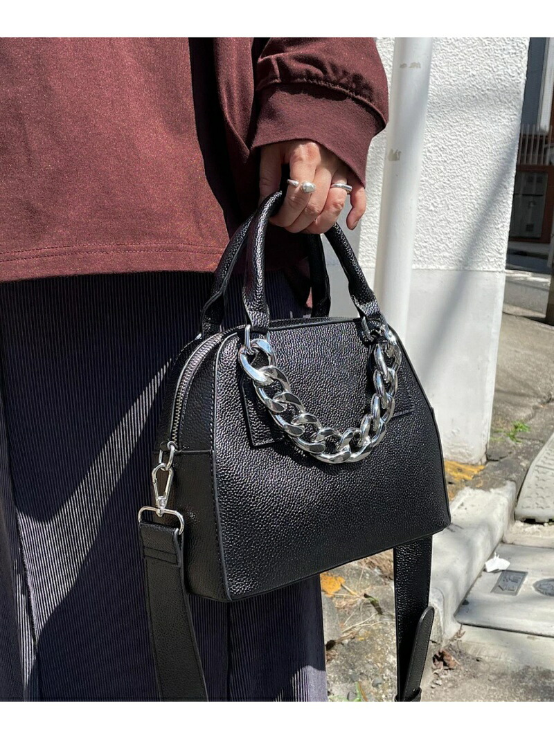 W チェーンミニボストンbag バッグ ボストンバッグ ページボーイ Pageboy