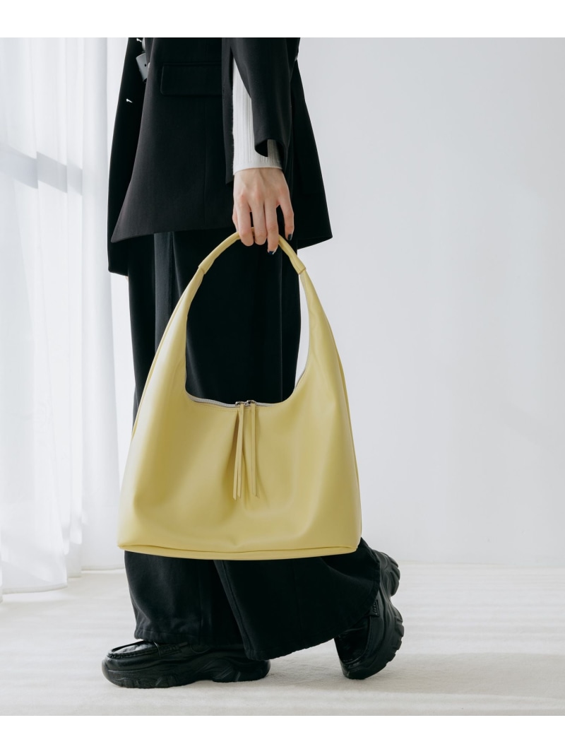 トライアングルBAG PAGEBOY ページボーイ バッグ ハンドバッグ ブラック イエロー【送料無料】[ Fashion]