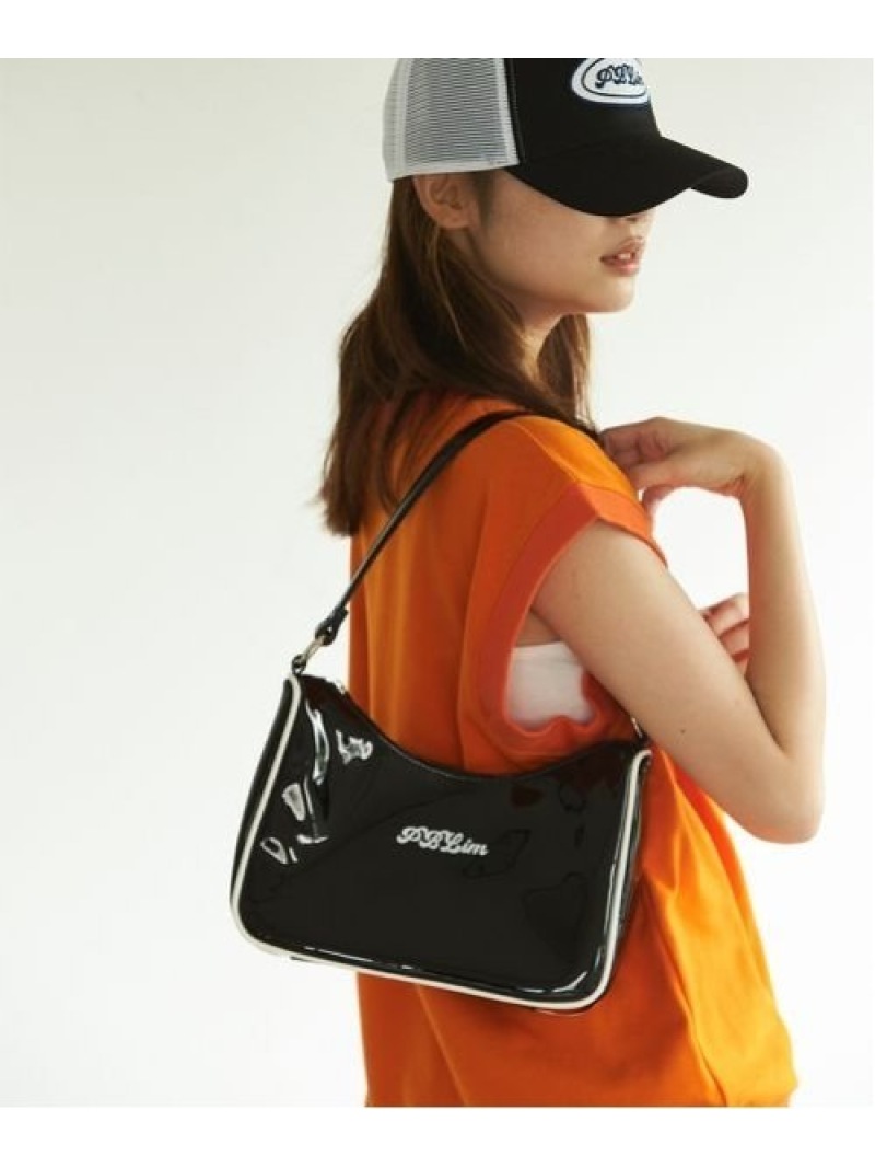 U Lmエナメルバック Fashion Pageboy Rakuten ハンドバッグ バッグ ブラック ページボーイ レッド 人気特価激安 Pageboy