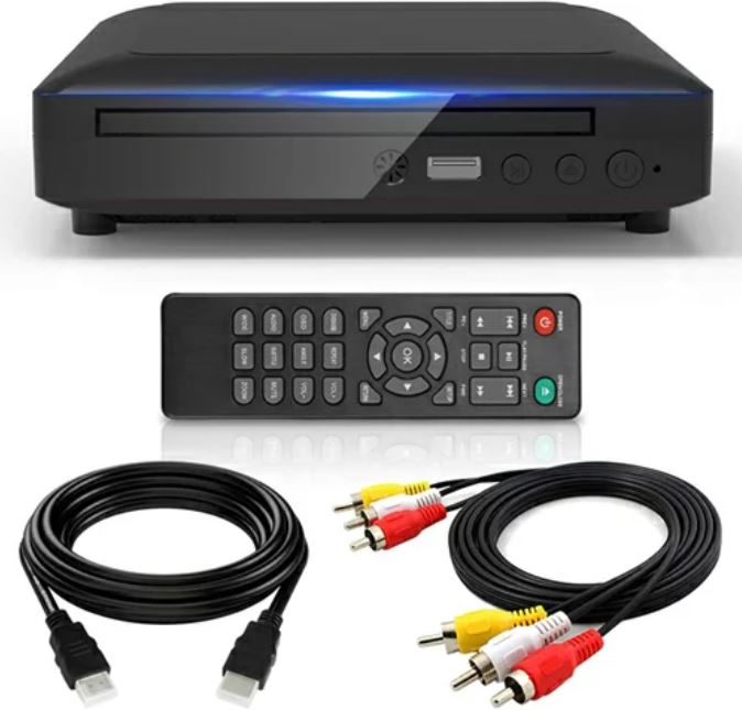 【楽天市場】ミニDVDプレーヤー 1080Pサポート DVD/CD再生専用モデル HDMI端子搭載 CPRM対応、録画した番組や地上デジタル