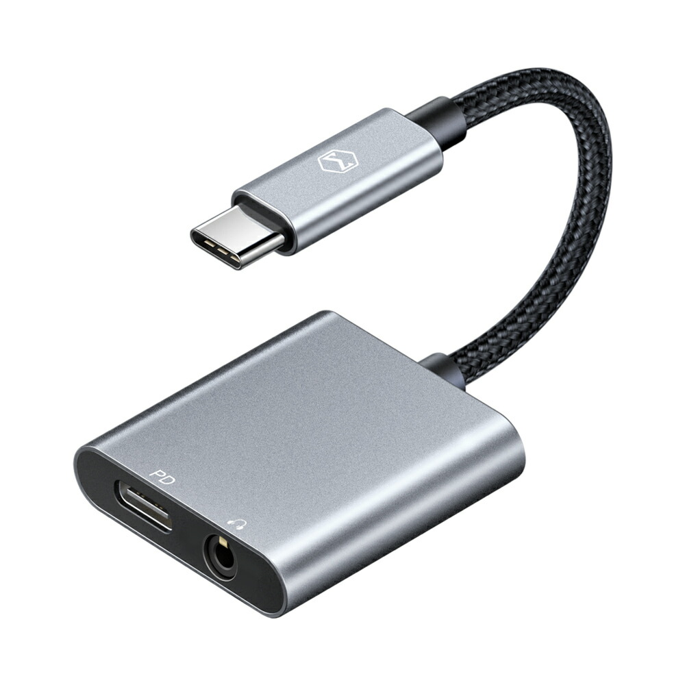 楽天市場】2in1 Type C イヤホン USB-C イヤホン 変換ケーブル 変換