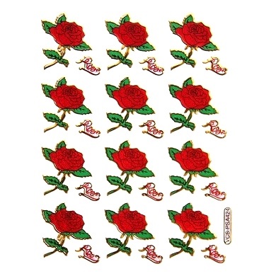 K161   ＊薔薇のラベルシール K161 ＊薔薇のラベルシール