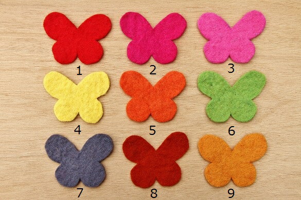 楽天市場 フェルトパーツ 蝶 ちょう ざっか Pagopago