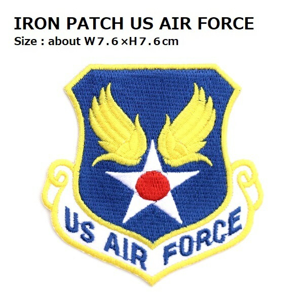 楽天市場】ワッペン アメリカ空軍 ミリタリー アーミー 直径7