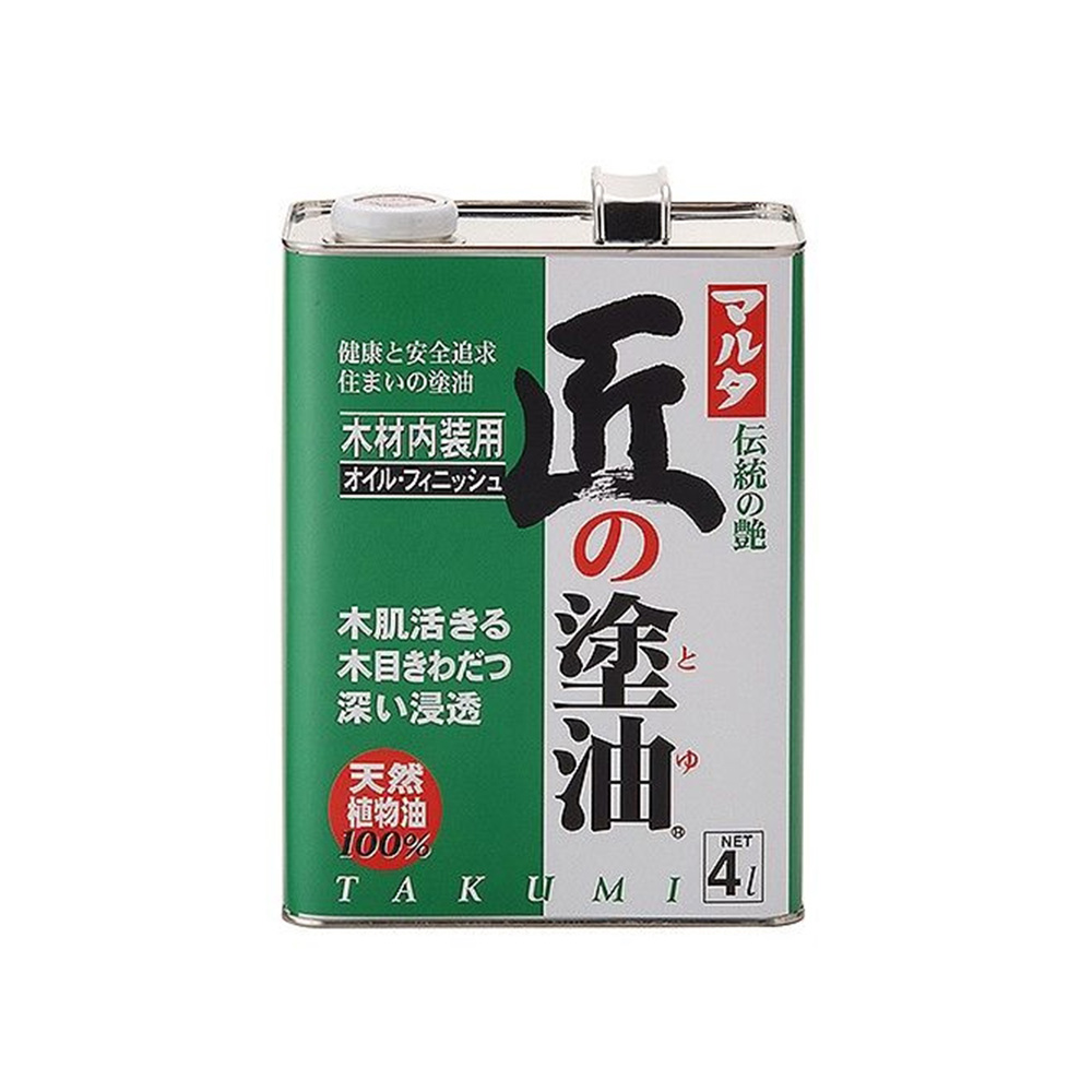 最大61%OFFクーポン 太田油脂匠の塗油 4L クリヤー 自然塗料 ペンキ