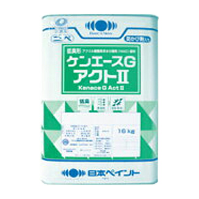 ケンはやりっ子G行ない3調色品(パステル) ツヤけし 16kg(約60平米分) 日本えの具 ニッペ 溶解剤 壁面用 1液