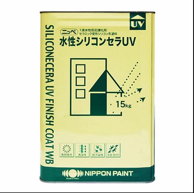 【送料無料】水性シリコンセラUV艶有り 白 15kg 塗料販売【｜ペンキ屋モリエン