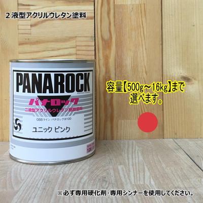 【ユニック ピンク】 パナロック 2液型ウレタン塗料 建設機械 ロックペイント 古河ユニック｜ペイントＢＯＯＫ