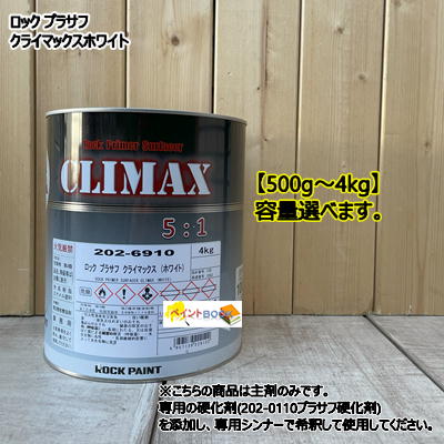 202-6940 クライマックス ミディアムグレー 硬化剤セット ロックペイント ロックペイント 202-6940 プラサフクライマックス（ミディアム
