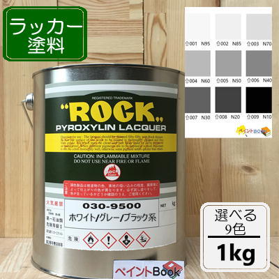 楽天市場】ラッカー塗料【2kg】ホワイト/グレー/ブラック 白 黒 DIY 鉄