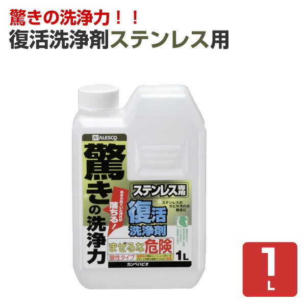 楽天市場】カンペハピオ 復活洗浄剤アルミ用 300ml-4L : ペイント