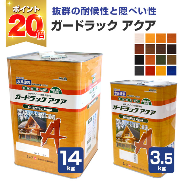 【P20倍！】 和信舎密学産業 かばい立て仕合わせ アクア 各色 3.5kg 14kg
