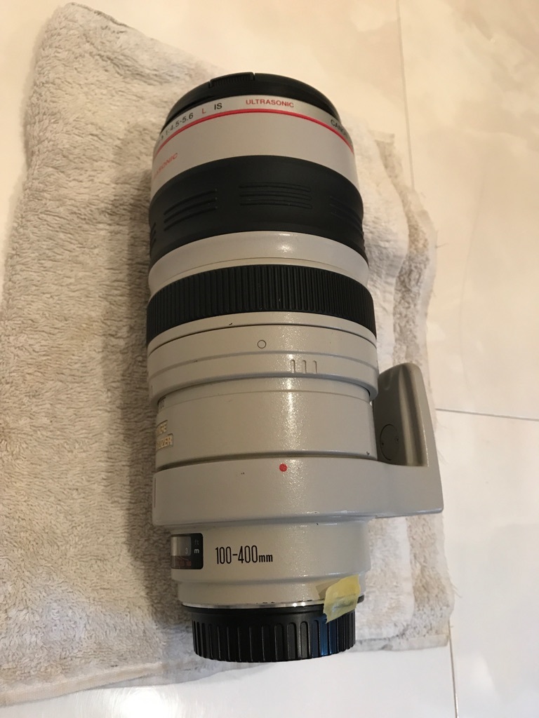 Canon 100-400 白レンズ　旧型 Canon 100-400 白レンズ旧型