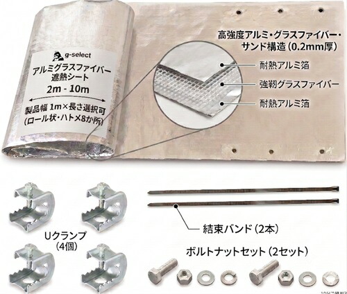 【猛暑打つ手・省エネ】遮熱断熱衣料繊維『ペンギン居敷き』判定基準仕掛ける（ハトメ製作8渡り廊下、打っ付け金具4個、一緒になるダンス楽隊2本、雄捻子2仕掛ける付き添い人）幅1m×長さ2m～【g-select  工業プラント バス発着場 車宿り 飾り気の無い施工 DIY一揃いの道具】