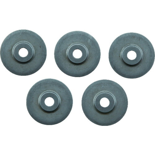 ＫＴＣ チューブカッタ替刃 塩ビ管 覆いかぶせる管用（５枚組）（パソコン2665C） 400-4817 カッター-手動工具-切断工具