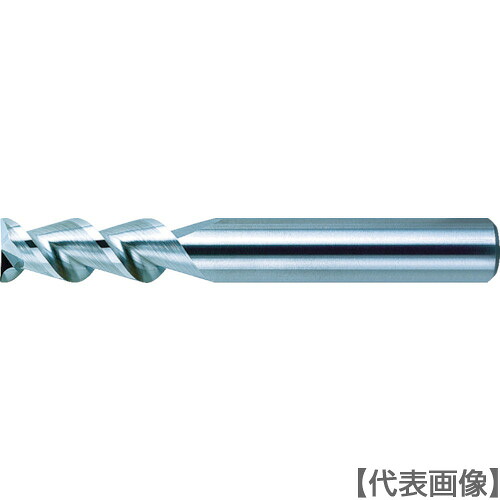 三菱 軽銀産業用２枚刃超硬エンドミル（Ｍ） 外径２０．０（C2MHAD2000）759-7606 【三菱マテリアル（株）】