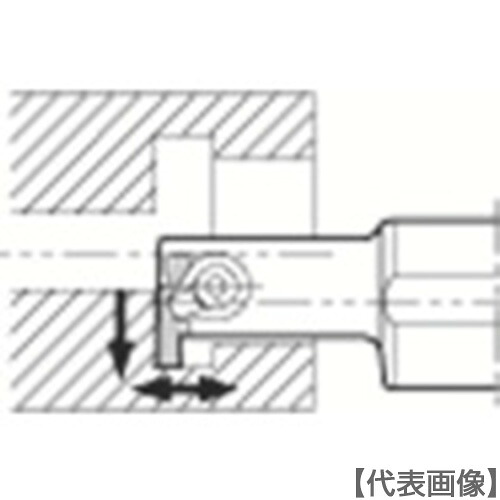 京セラ 溝入れ用ホルダ（GIVR2532-2C）144-7327 【京セラ（株）】 DIY・工具-その他-花・ガーデン・DIY