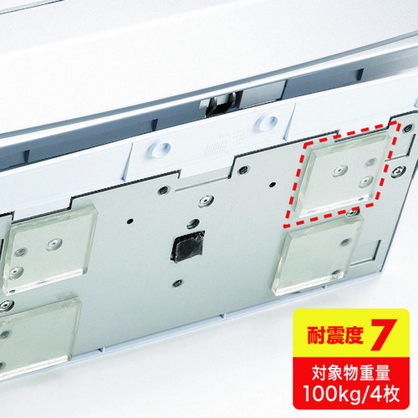 SANWA 透明両面粘着ゴム(大)100枚入り (QLE74CL25)