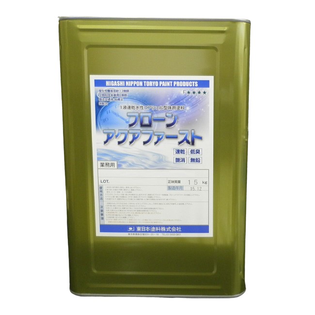 フローンアクアファースト　15kg　B-7セメントグレー　【東日本塗料】 20,708円