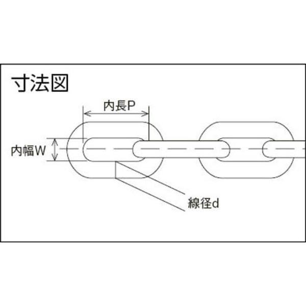 水本機械 SUS316ステンレスチェーン9-S 長さ・リンク数指定カット 20.1