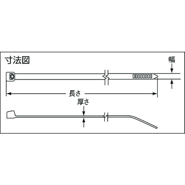 パンドウイット 耐候性ポリプロピレン結束バンド (250本入) (PLT2HL100) 木材・建築資材・設備 | en.youngen.com.cn