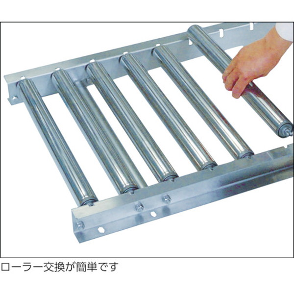 送料無料】三鈴 スロットインステンレスローラコンベヤ 径３８Ｘ１Ｔ MUS38301030 1台【商品・メーカー直送】【北海道沖縄送料別途】 