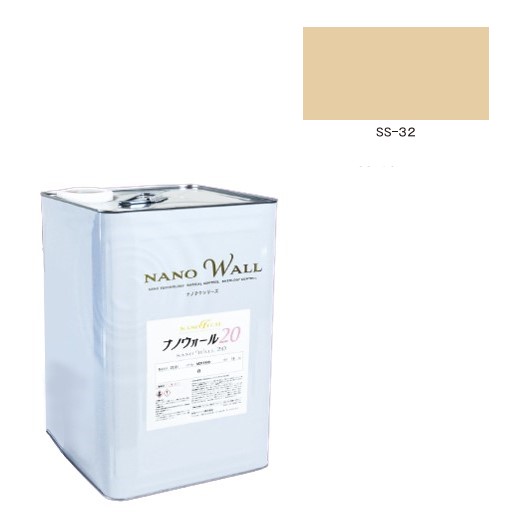 ナノウォール20　SS-32　艶有/3分艶　15kg【水谷ペイント】｜ペイントアンドツール 39,146円