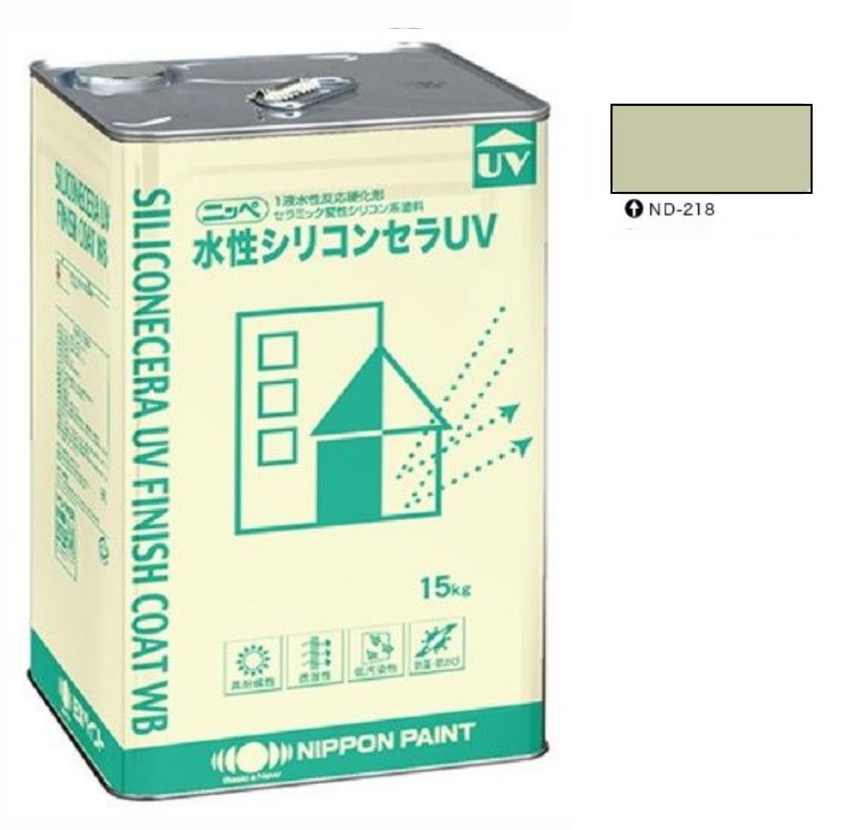 水性シリコンセラUV ND-218 15kg 【日本ペイント】