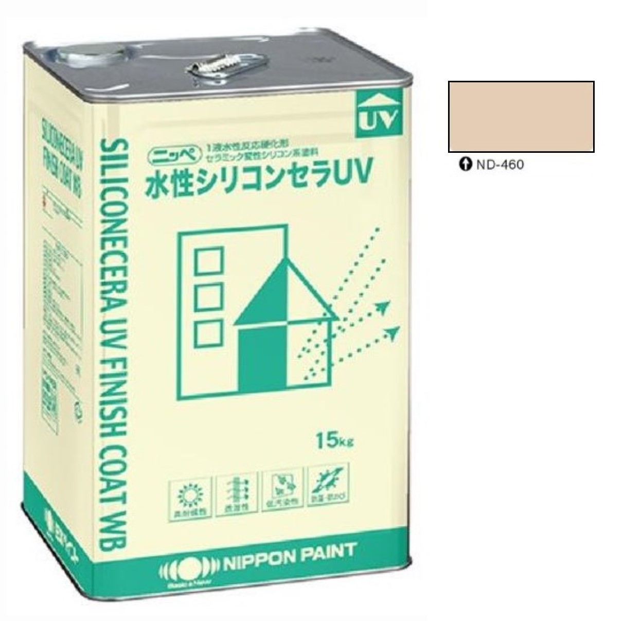 水性シリコンセラUV ND-460 15kg 【日本ペイント】