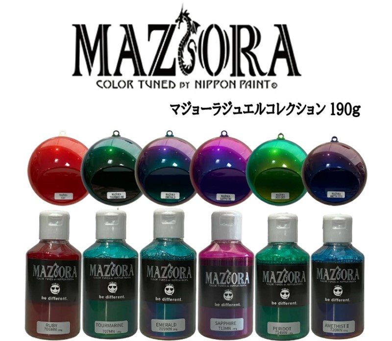 マジョーラ　エメラルドミニボトル(709MN)　190g【SHOW UP】塗装　自動車　バイク　ホビー　DIY