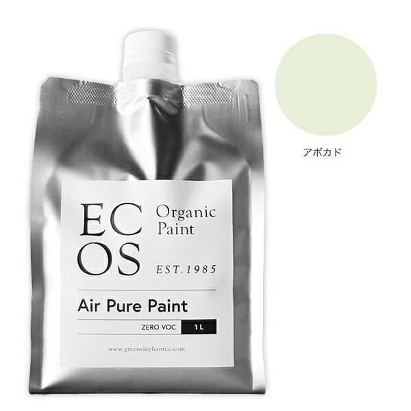 ECOS オーガニックエアピュアペイント 1L アボカド【ECOS】|ペイントアンドツール