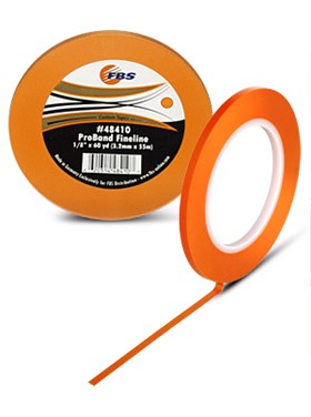 FBS プロバンドファインラインテープオレンジ(Midium) 1.6mm×55m　（48405B）12本セット【SHOW UP】塗装　自動車　バイク　ホビー　DIY