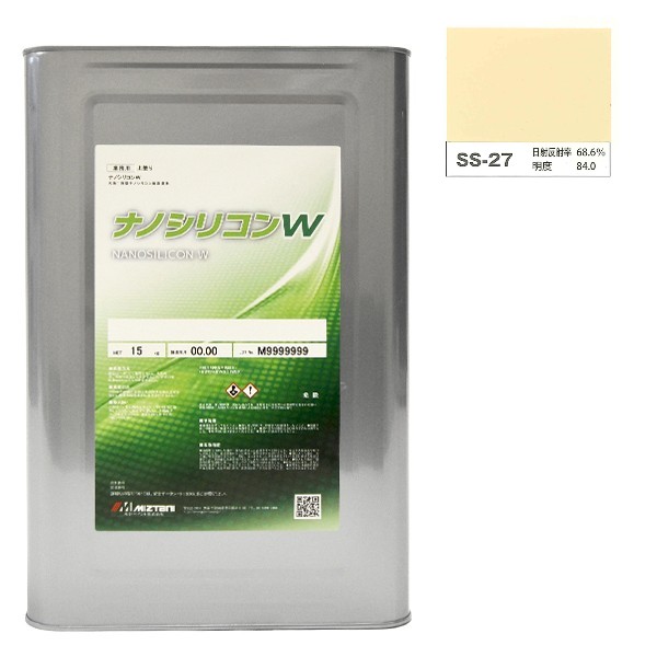 ナノシリコンＷ　SS-27　15kg【水谷ペイント】｜ペイントアンドツール