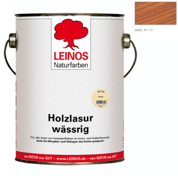 ウォーターオイルペイント 2.5L LN266-041 チーク【レイノス/LEINOS】｜ペイントアンドツール