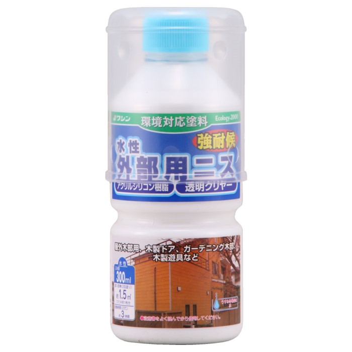 和信ペイント 水性外部用ニス 300ml 10缶セット 【和信ペイント】|ペイントアンドツール