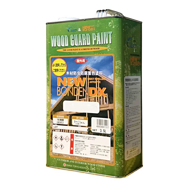 ニューボンデンDX　#105チェスナット 3.5L 【大阪塗料工業株式会社/カクマサ】｜ペイントアンドツール