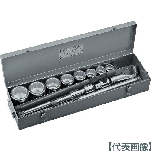 楽天市場】TONE ソケットレンチセット ISO 差込角19．0mm